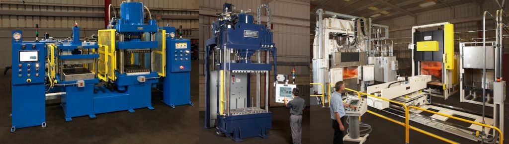 Custom engineered hydraulic press solutions manufactured to YOUR specifications in California